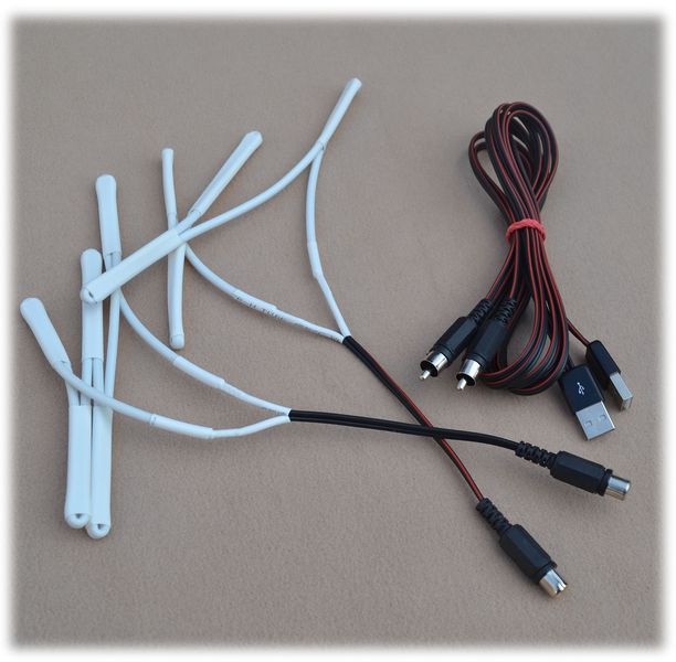 Вкладиші для рук + дроти USB (2 виходи) VKL+USB2 фото
